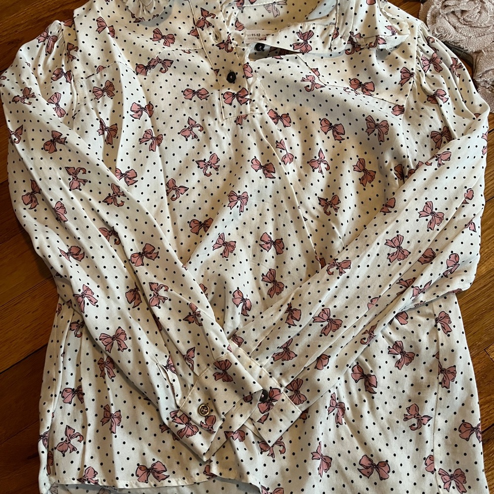 Zara blouse with bows
